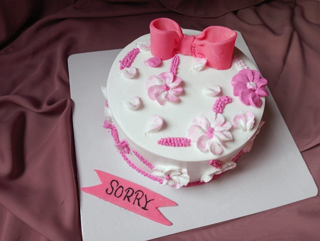 Sweet Apology Vanilla Cake (2 Pound)